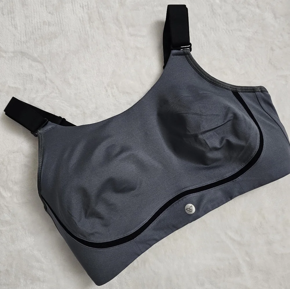 LIVI Active Lane Bryant Charcoal Volta High-Impact Sports Bra Size 38 DDD - Picture 12 of 13